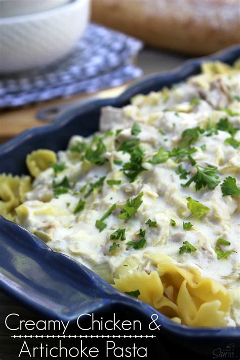 Creamy Chicken & Artichoke Pasta