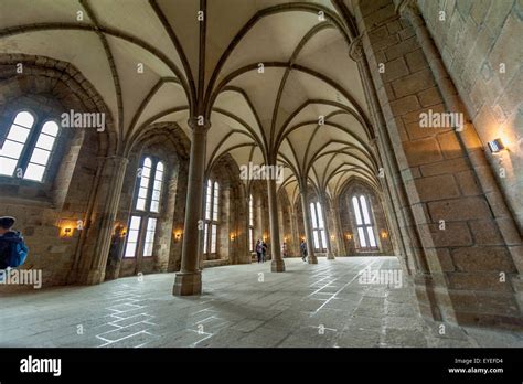 Inside mont st michel hi-res stock photography and images - Alamy