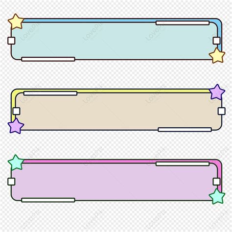 Cartoon Color Title Box, Bubble Box, Color, Title Box PNG Transparent ...