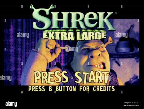 Shrek Extra Large - Nintendo Gamecube Videogame - Editorial use only ...