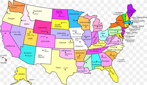 World Map With State Names – States Map Of The Us