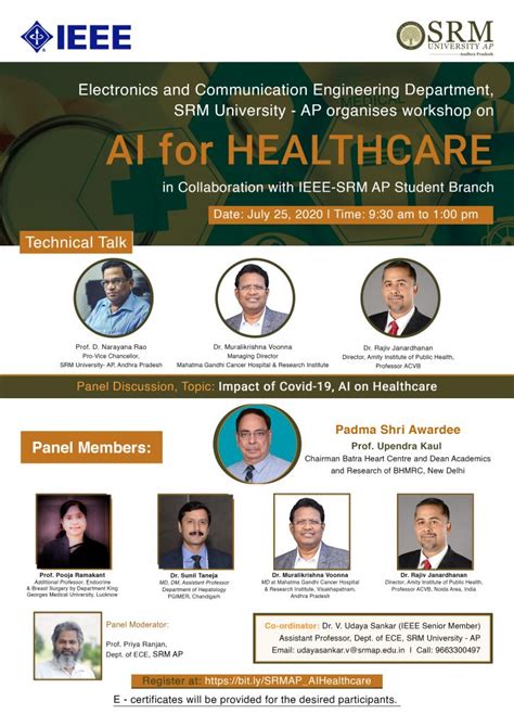 Artificial Intelligence: The Future of Healthcare in India - SRM University AP, Andhra Pradesh