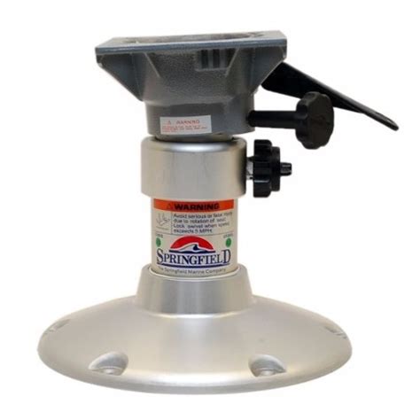 Springfield Boat Adjustable Height Seat Pedestal w/ Swivel | Manual Adjust | eBay