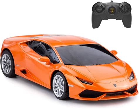 RASTAR Remote Control Car | 1:24 RC Lamborghini HURACÁN LP610-4 Toy Car Model Vehicle, Orange ...