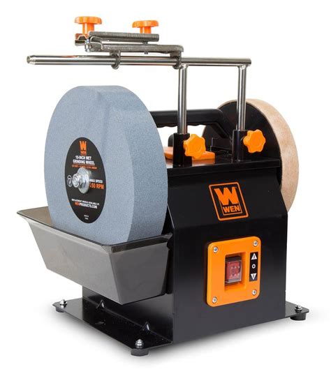 WEN 4270 10" 2-Direction Water Cooled Wet/Dry Sharpening System. Features a 10-inch 220 grit ...