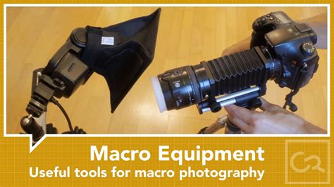 Useful equipment for macro photography - YouTube