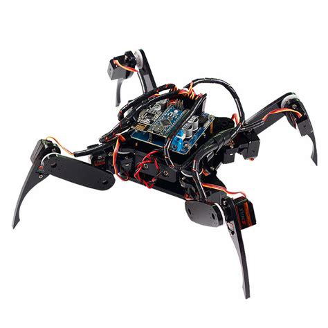 sunfounder wireless telecontrol crawling quadruped robot kit for ...