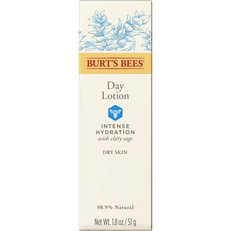 Burt's Bees Intense Hydration Day Lotion, Moisturizing Face Lotion, 1.8 Oz - Walmart.com