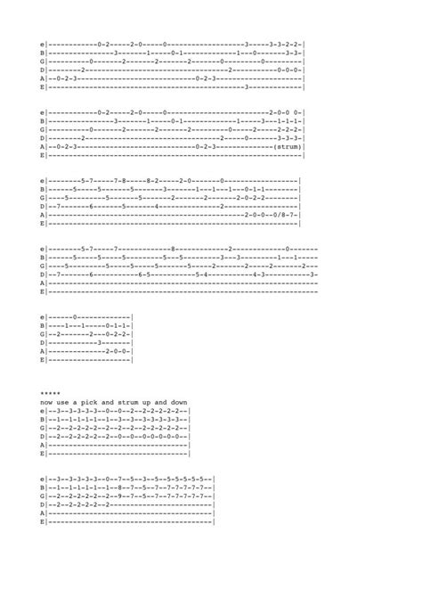 Stairway to Heaven Guitar Tabs | Free Sheet Music