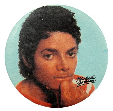 Michael Jackson Blue | Busy Beaver Button Museum