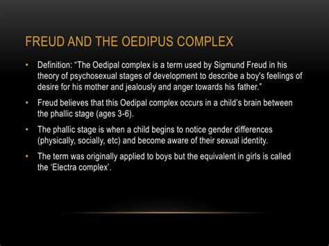 PPT - Freud and the Oedipus Complex PowerPoint Presentation - ID:2670626