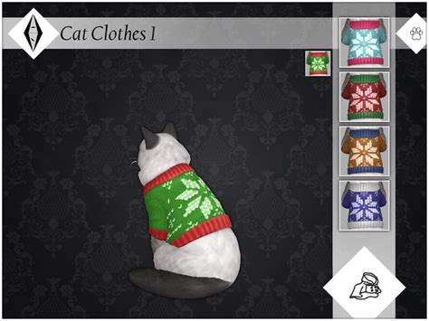 Cat Clothes 1 by AleNikSimmer at TSR » Sims 4 Updates