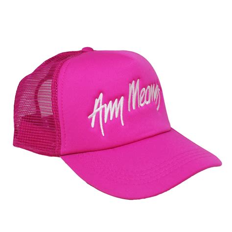 Signature Trucker Hat in Pink | Any Means