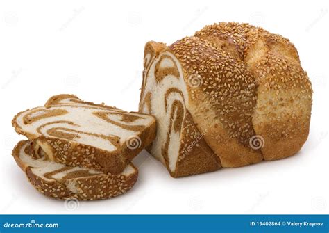 Loaf of Fresh Marble Wheat Bread Stock Photo - Image of single, cracked: 19402864