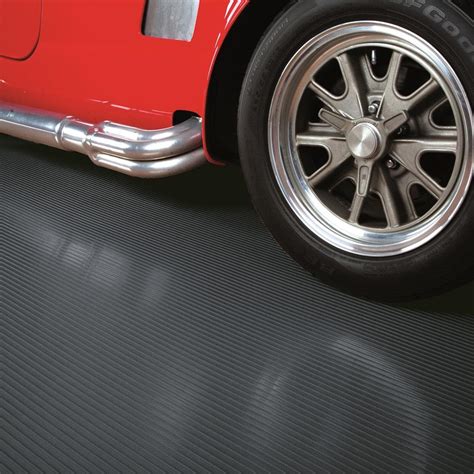 BLT G-FLOOR Rollout Vinyl Garage Floor Protector Mats Ribbed Pattern ...