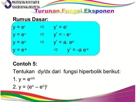 Pt 2 turunan fungsi eksponen, logaritma, implisit dan cyclometri-d4