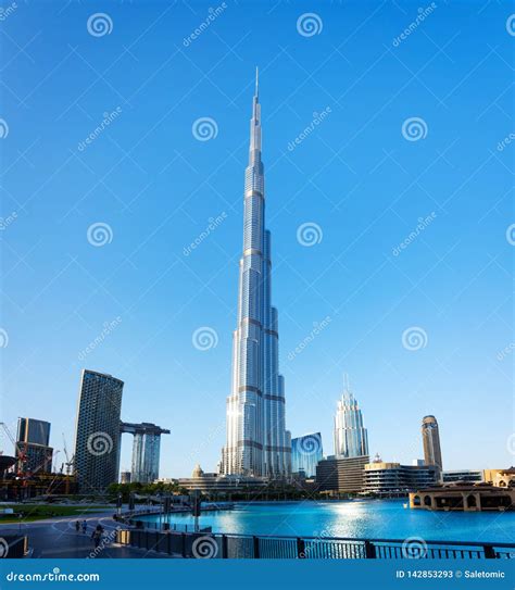 Dubai, United Arab Emirates - December 11, 2018: Burj Khalifa View Over ...