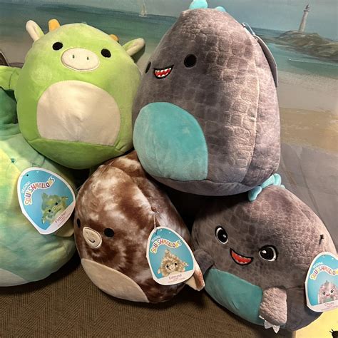 dino squishmallow bundle this bundle includes the... - Depop