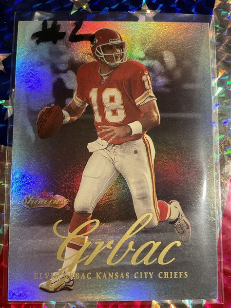 2000 FLEER SHOWCASE ELVIS GRBAC KANSAS CITY CHIEFS #21 HOLO BASE C STORE RARE #2 | eBay