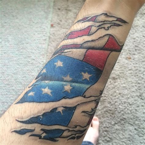 American Flag Tattoos for Men - Ideas and Designs for Guys