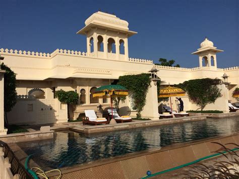 Rooms by the pool at the Oberoi Hotel in Udaipur, India Oberoi Hotels ...