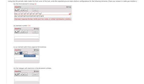 Solved (b) element number 116 (c) an element with three | Chegg.com