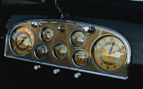 Gauges cluster, | Vintage cars, Antique cars, Car interior design