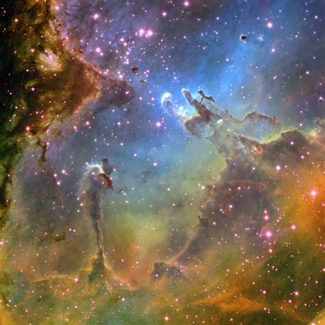 real space photos from hubble #telescope | Das Universum – Unendliche Weiten… Eagle Nebula ...