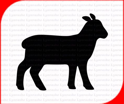 Lamb Silhouette SVG Svg Dxf Cricut Silhouette Cut File - Etsy