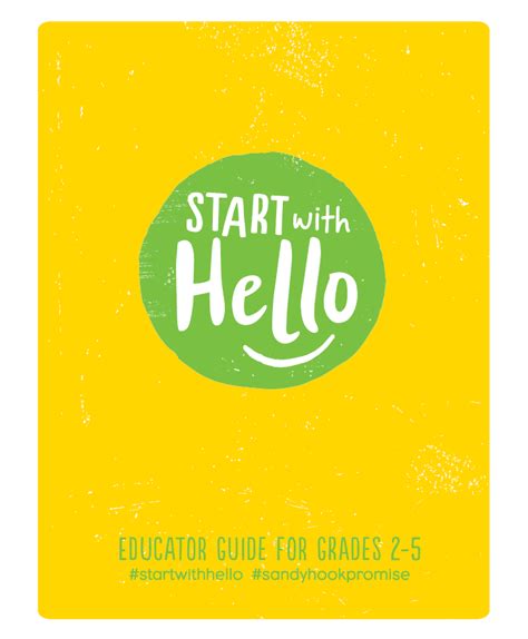 Start With Hello: Educator Guides | Sandy Hook Promise | PBS LearningMedia