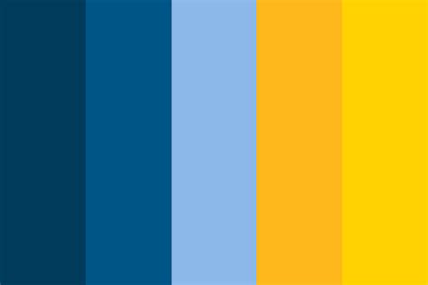 UCLA Slack theme Color Palette