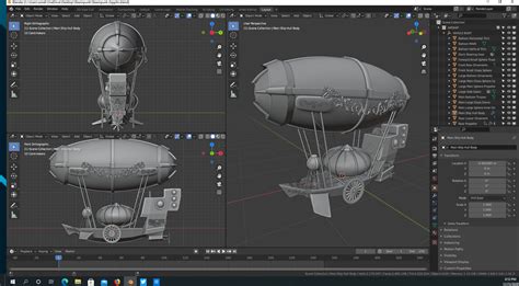 ArtStation - Steampunk Airship 'Zeppelin' | Resources