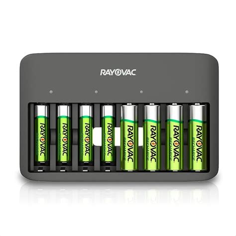 Amazon.com: Rayovac USB Battery Charger, 8 Bay Charger for Rechargeable ...