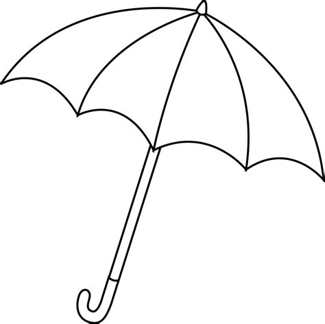 Clipart Umbrella Coloring Page Clipart Umbrella Coloring Page | Images and Photos finder