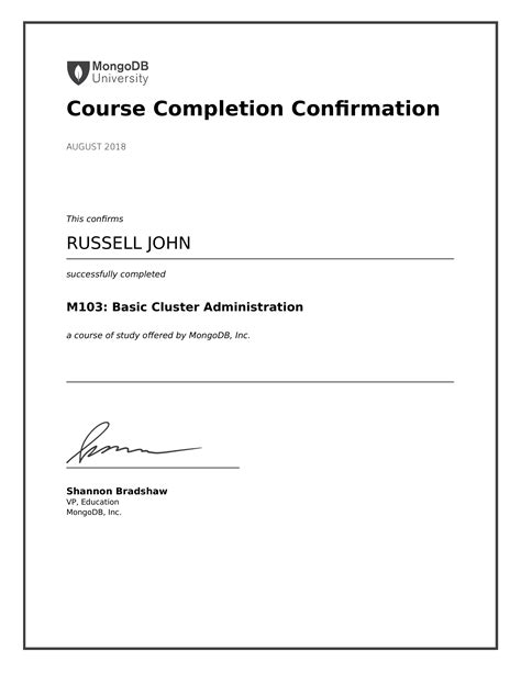 MongoDB University Courses - Cyber Kingdom of Russell John