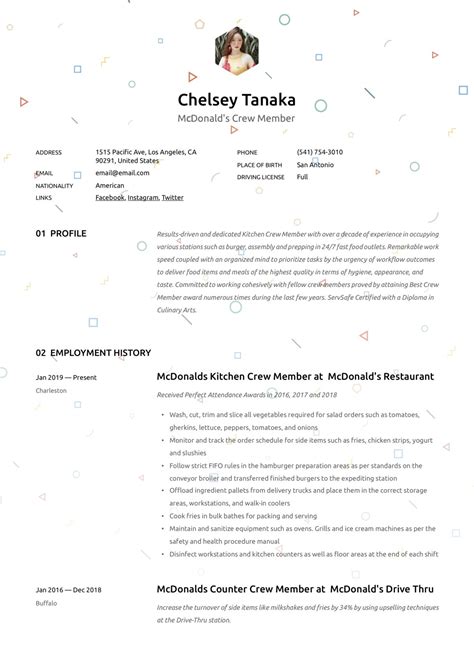 McDonalds Resume & Writing Guide | 24 Examples | 2023