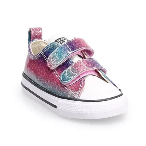 Converse Chuck Taylor All Star 2V Coated Glitter Baby / Toddler Girls ...