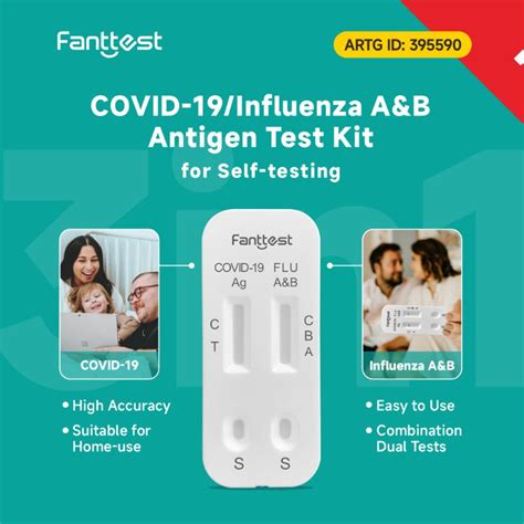 Fanttest Covid-19/Influenza A&B Combination Rapid Antigen Test Kit - 1 Pack | Heathershaw