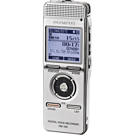 Used Olympus DM-420 Digital Voice Recorder (2GB) 140146B B&H