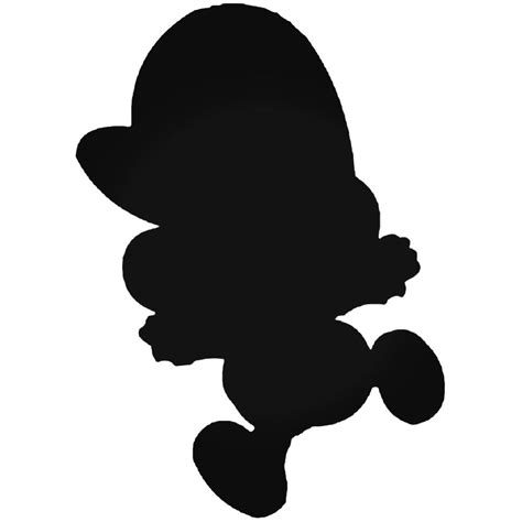 Mario Silhouette at GetDrawings | Free download