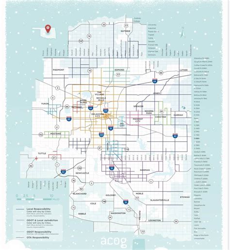 OKC Snow Route Map: These Streets Cleared/Salted First : r/okc