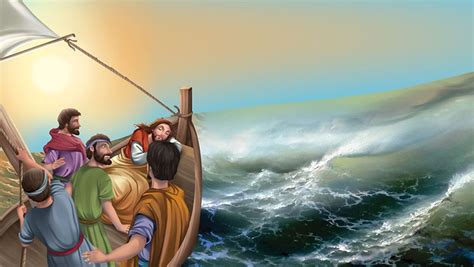 JESUS CALMS A STORM | BIBLE STORIES NEW TESTAMENT - Sawan Books