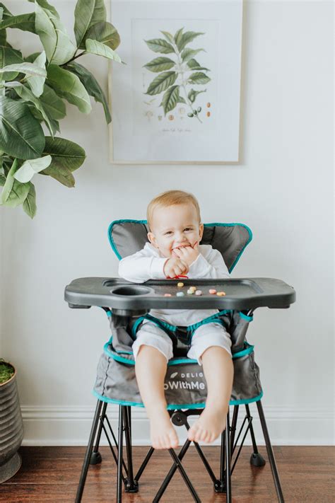 Go With Me™ Uplift Deluxe Portable High Chair – Grey | Portable high ...