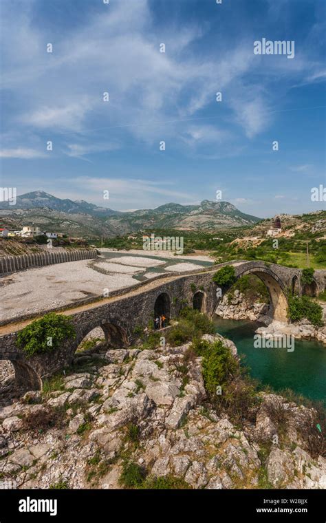 Albania, Shkodra-area, the Mesi Bridge, Ottoman-era bridge Stock Photo - Alamy