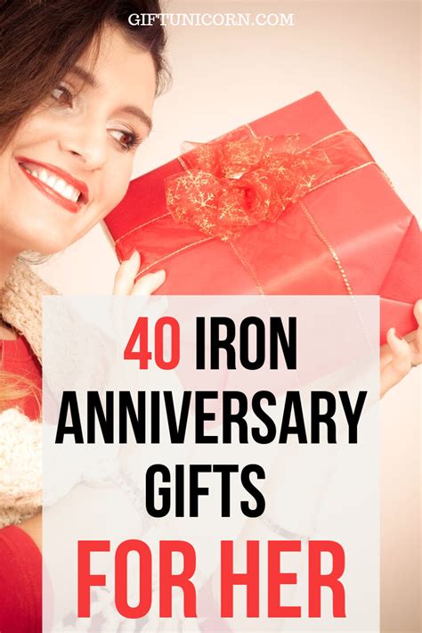 40 Iron Anniversary Gifts for Her (Original & Romantic) - GiftUnicorn | Anniversary gifts ...