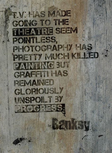 loving this! | Banksy quotes, Street art quotes, Street art banksy