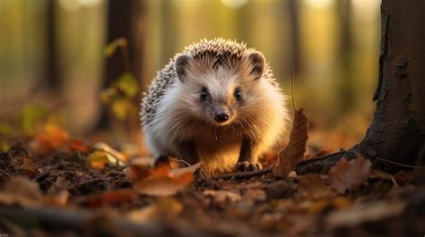 Premium AI Image | A breathtaking shot of a Hedgehog his natural ...