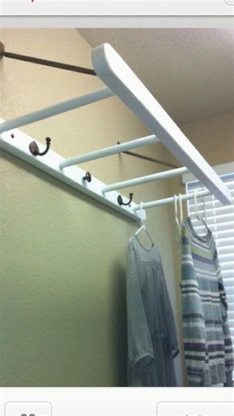 20+ Laundry Room Hanging Rod Ideas