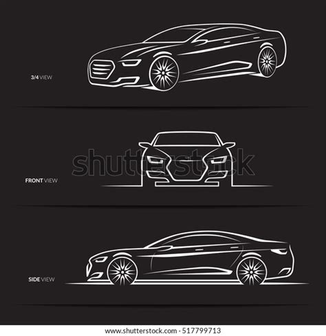 64,141 Car Silhouette Outline Vector Stock Vectors, Images & Vector Art | Shutterstock