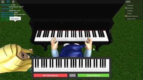 Roblox / How to play faded in piano - YouTube